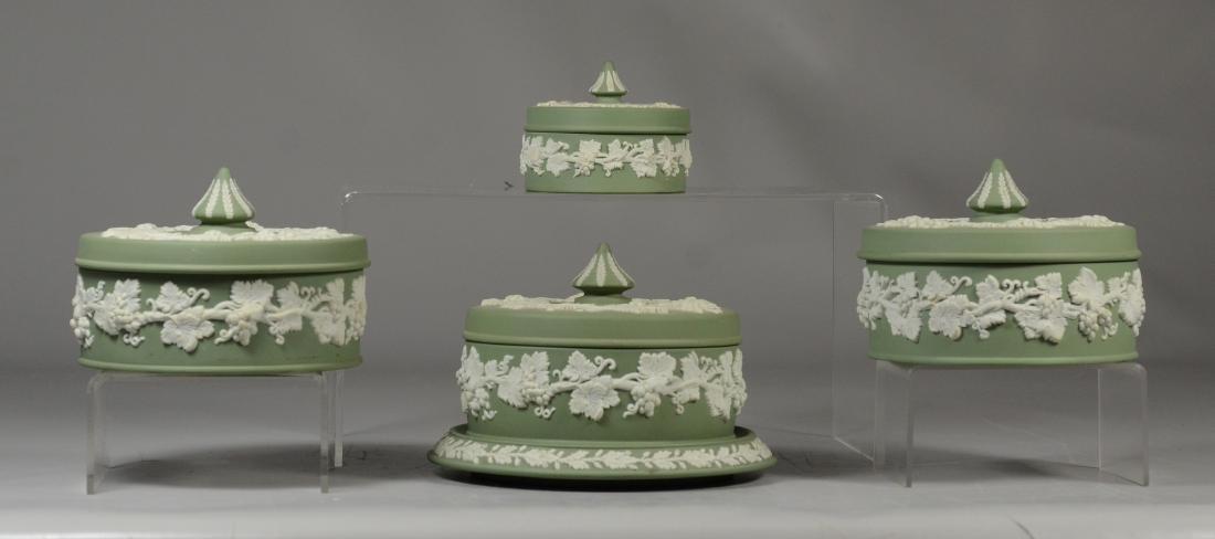 (5) Wedgwood green Jasperware (1 of 4)