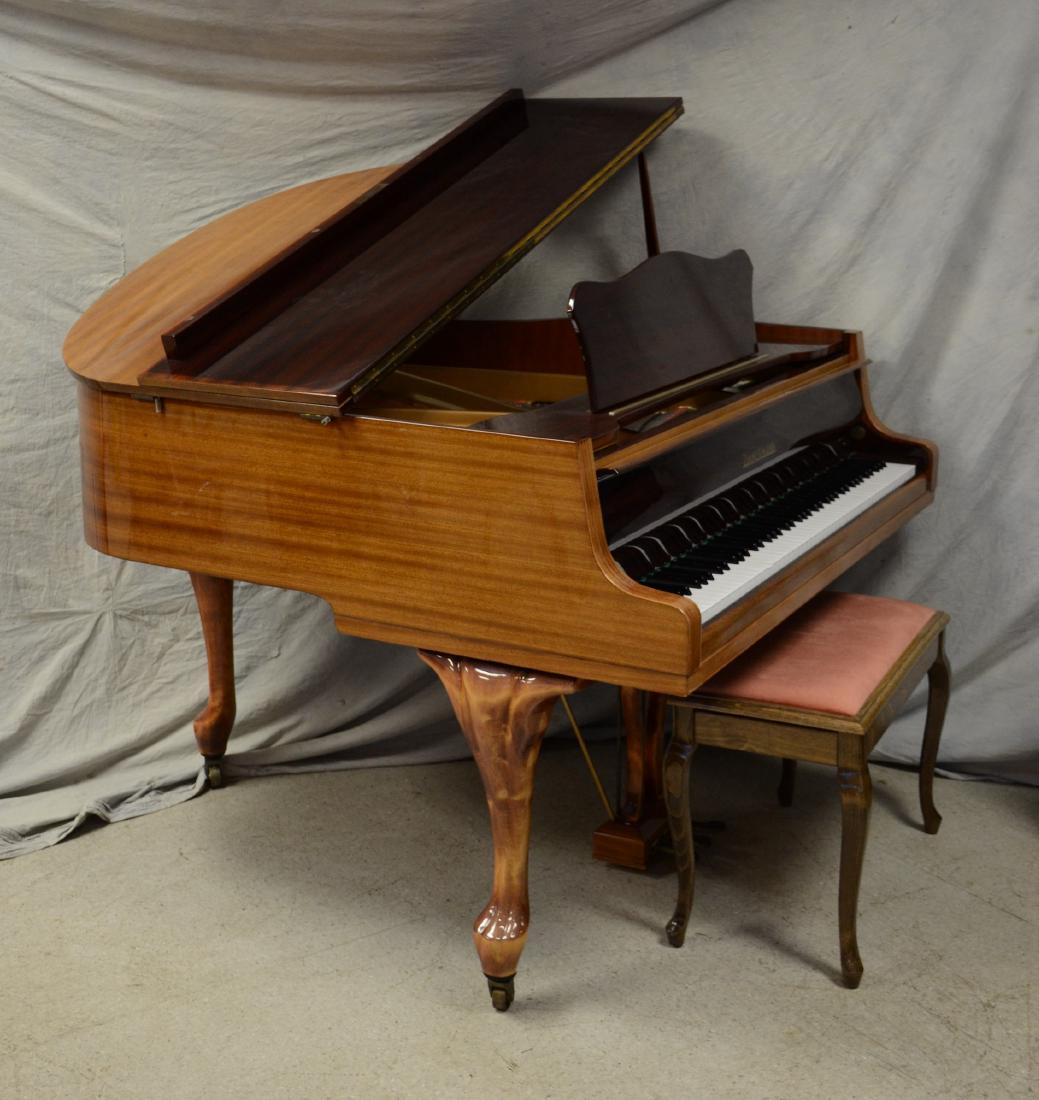 Zimmerman mahogany baby grand piano (1 of 12)