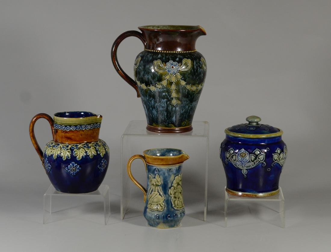 4 Royal Doulton stoneware pieces (1 of 10)