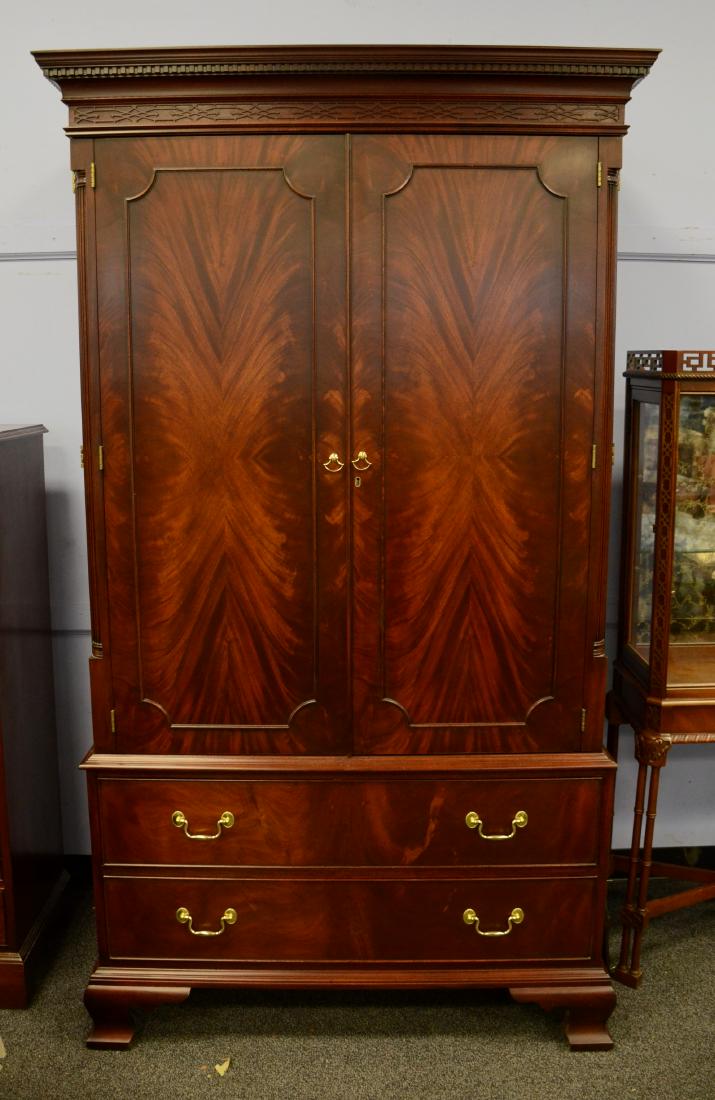 Henkel Harris mahogany entertainment cabinet (1 of 7)