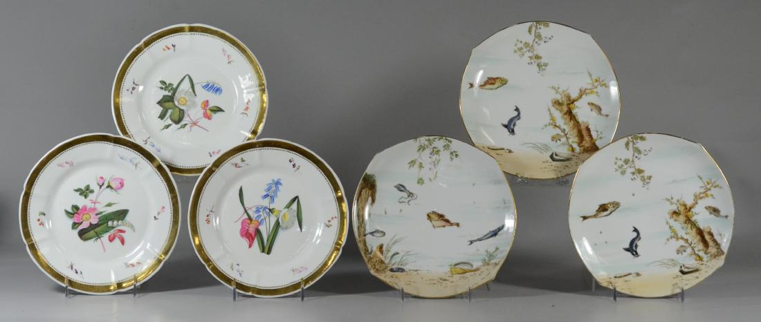 (6) porcelain plates, Spode & Limoges (1 of 6)