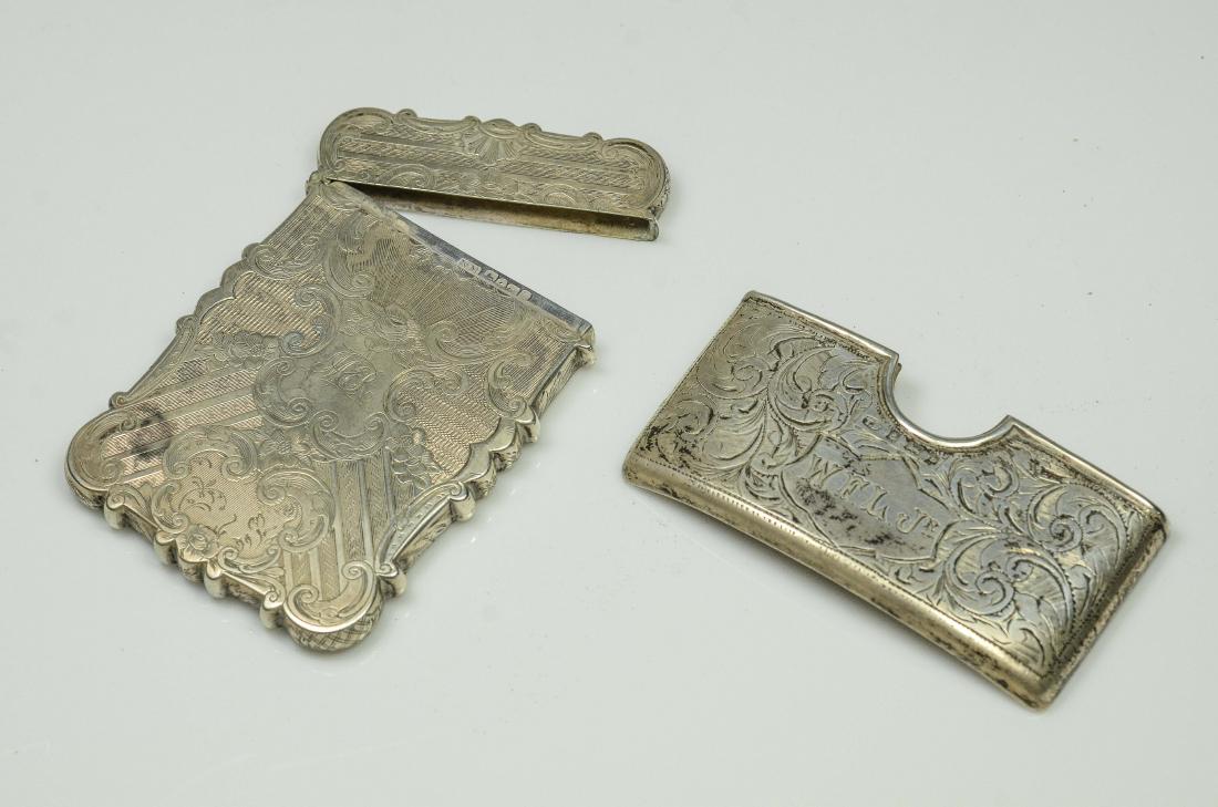2 English Silver Card Cases (1 of 4)