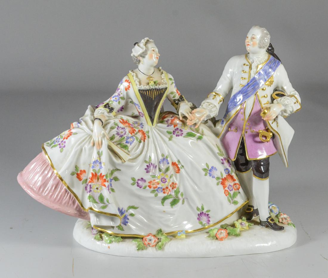 Meissen porcelain Augustus the Strong and Marie Josepha (1 of 5)
