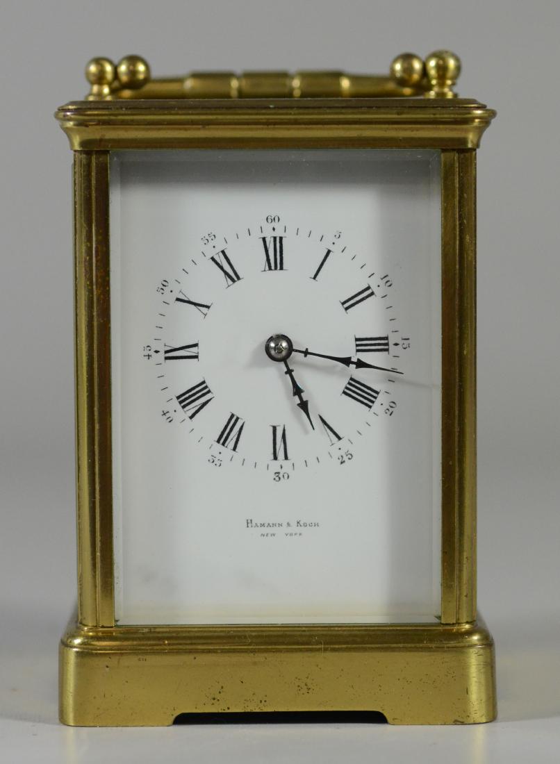 French carriage clock, time and hour/half hour strike (1 of 5)