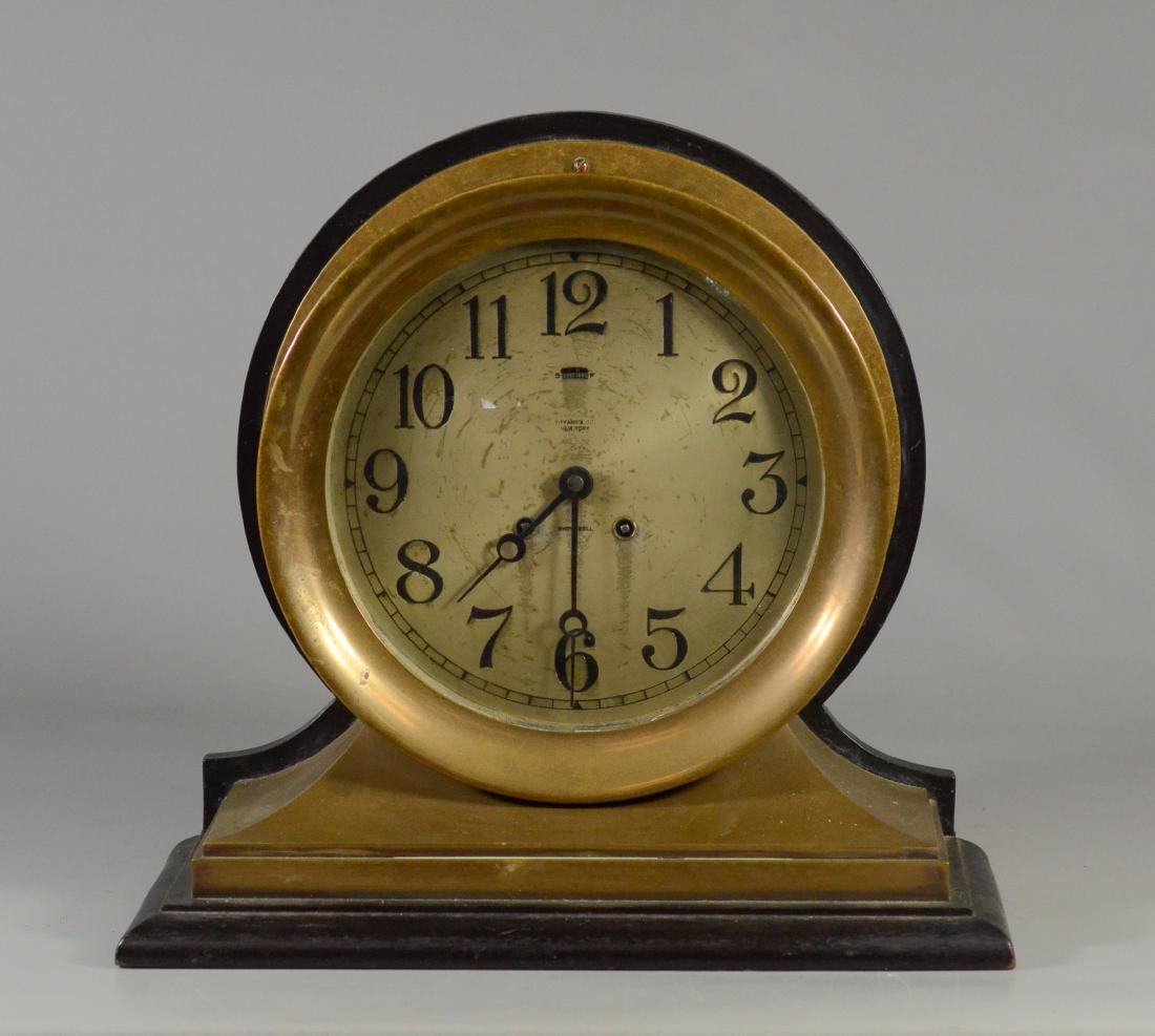 Tiffany & Co Chelsea brass ships clock (1 of 13)
