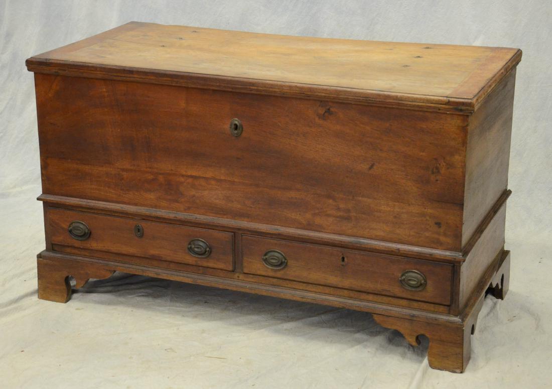Walnut Chippendale 2 Drawer Blanket Chest C 1780 Mar 20 2018