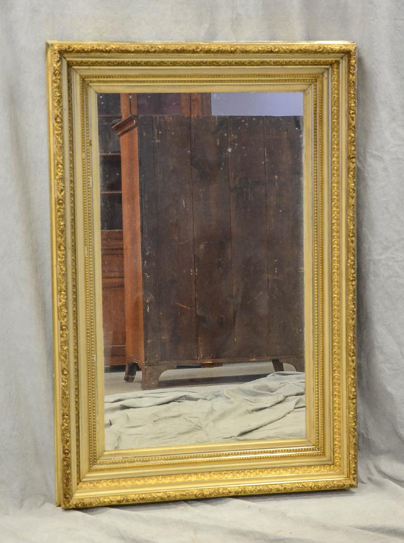 Gilt framed Victorian wall mirror (1 of 7)