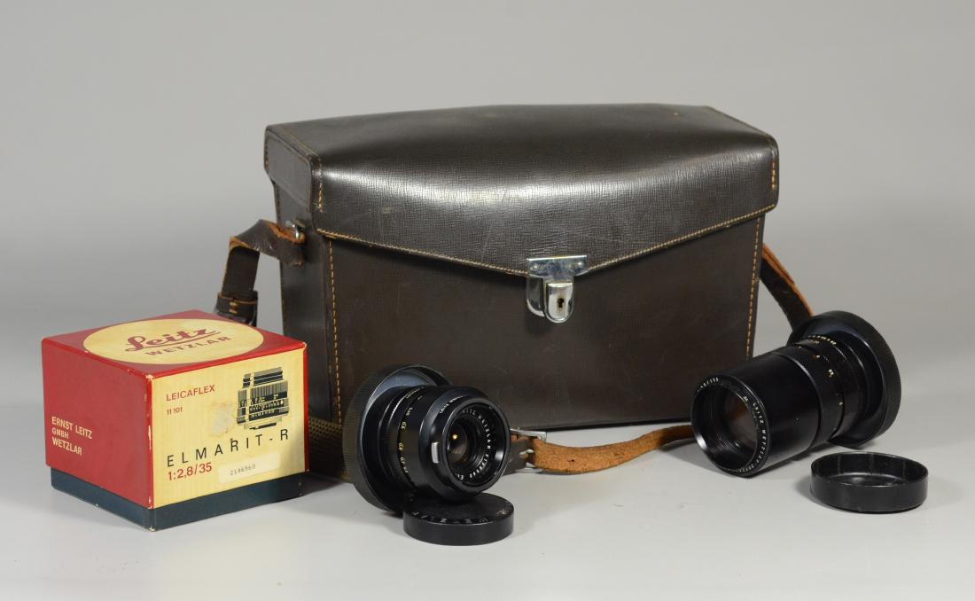 (2) Leica Camera Lens with original carrying case (1 of 4)