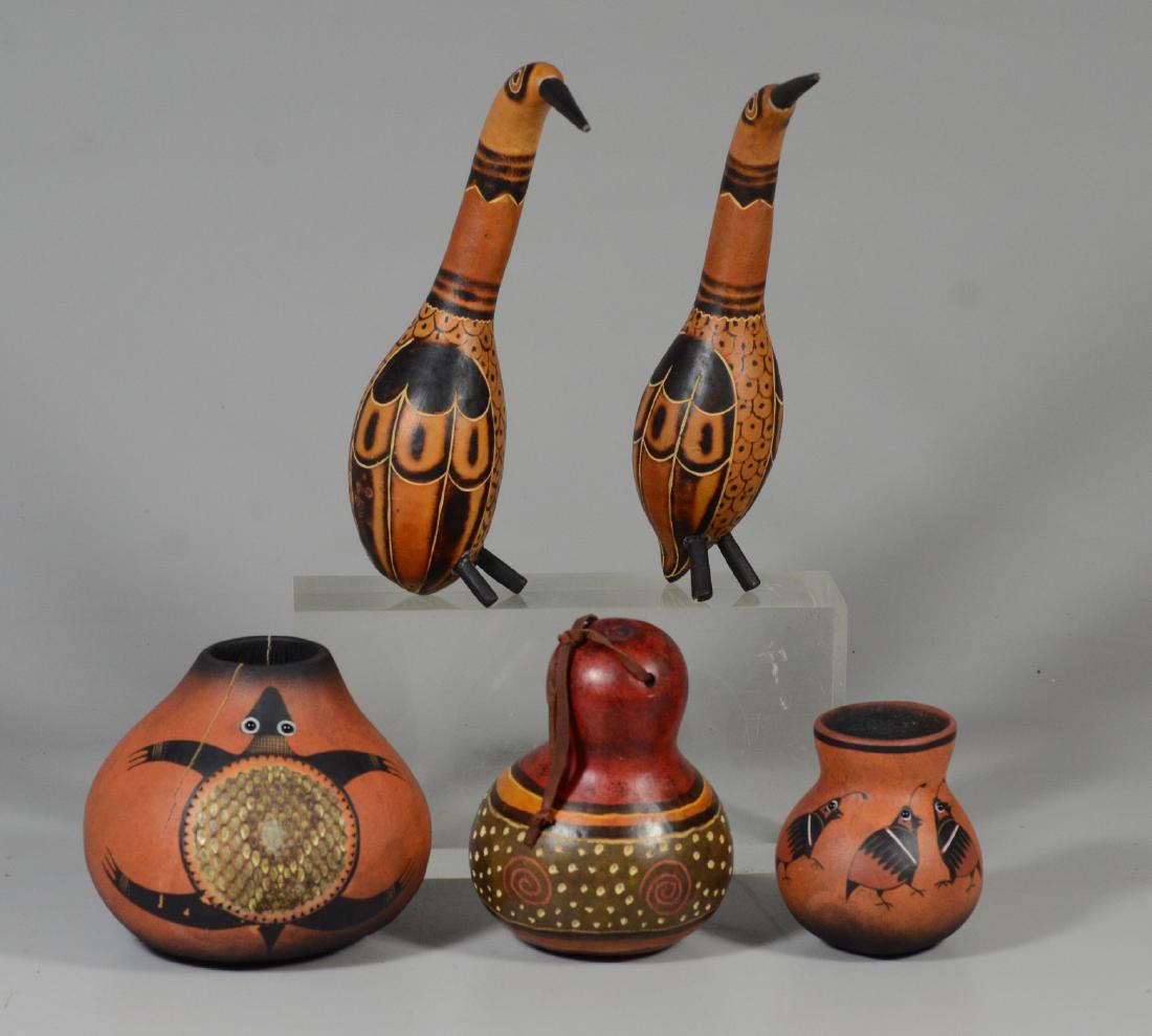 (5) Pcs gourd art (1 of 3)