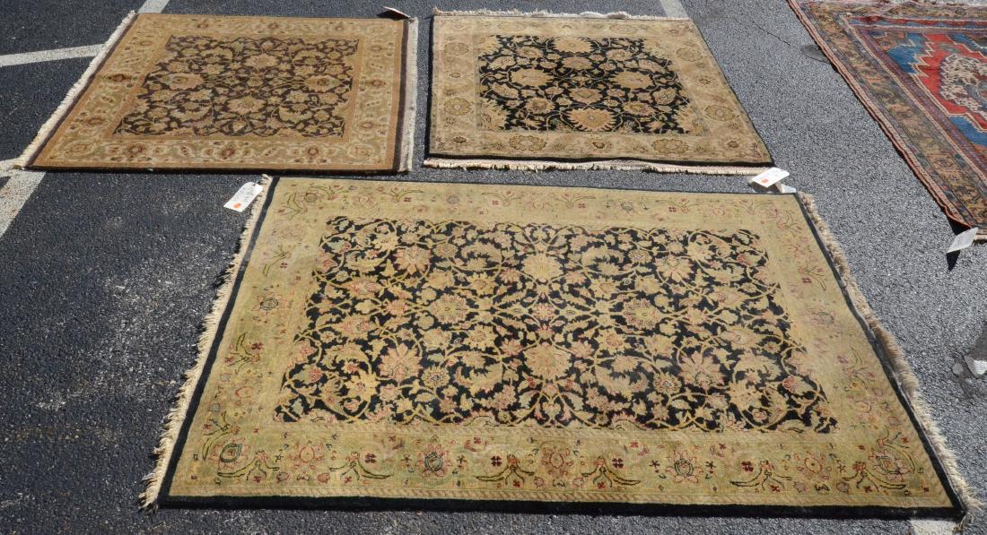 Lot of 3 Indian Jaipur Rugs (1 of 4)