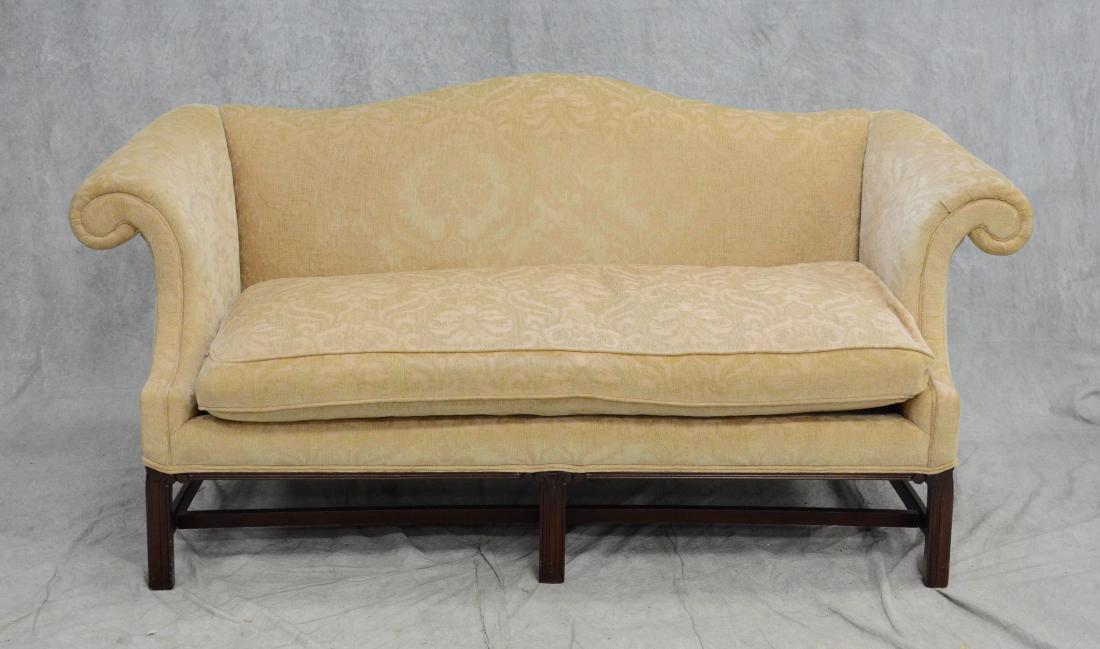 Chippendale mid size-camelback sofa (1 of 1)