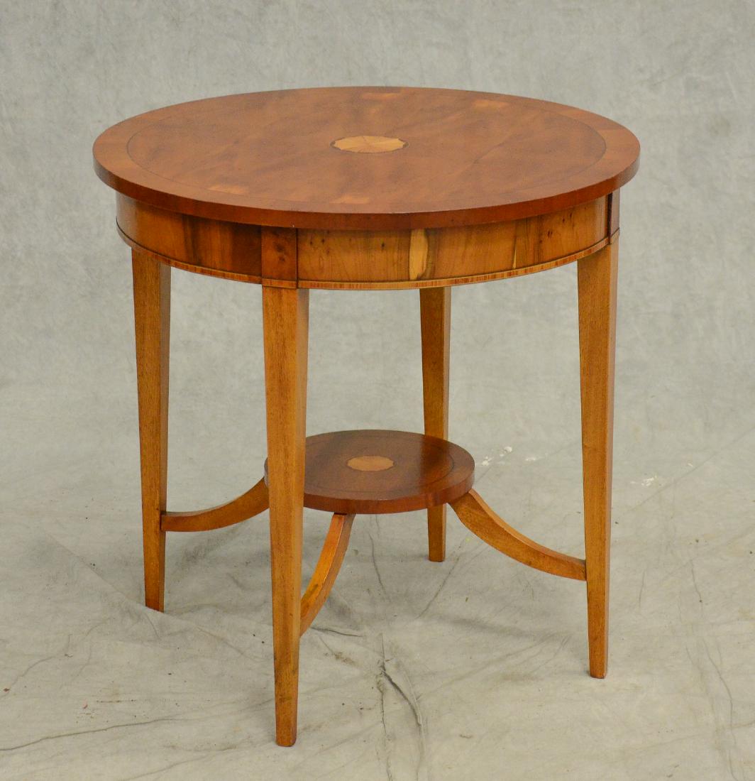 French style inlaid center table (1 of 2)