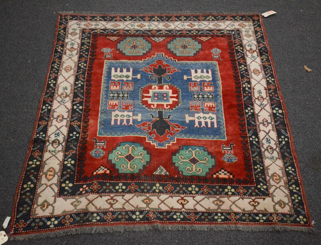 6'1"x6'7"Pakistani Kazak Rug (1 of 3)