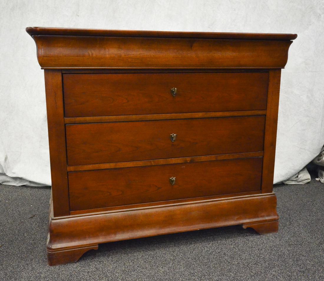 National Mt Airy cherry Biedermeier style bureau (1 of 5)