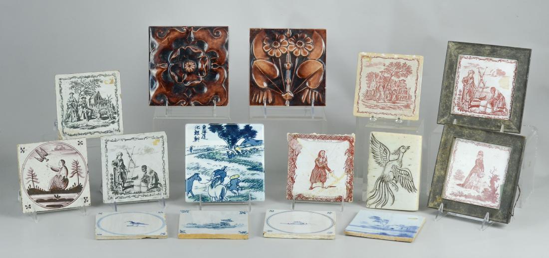 15 Pottery tiles (1 of 4)