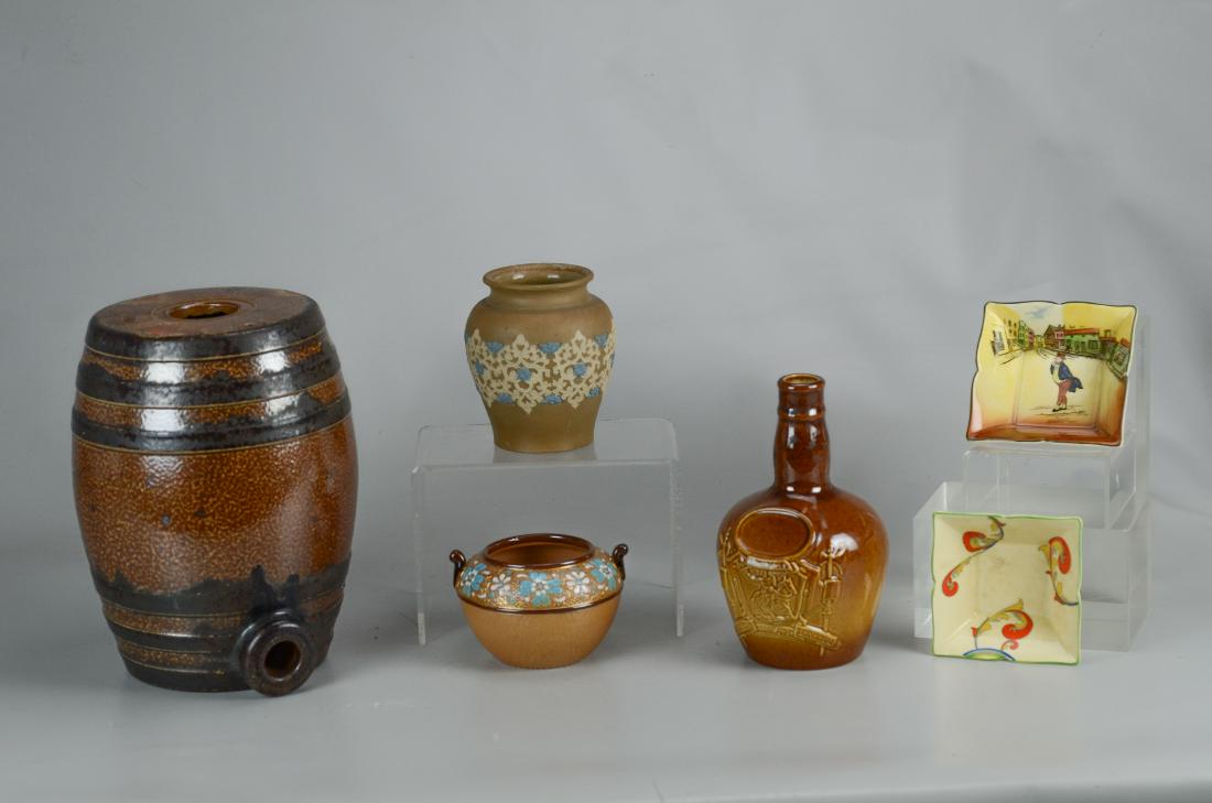 (6) Pcs Doulton stoneware (1 of 4)