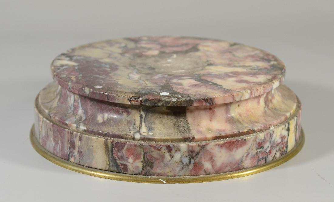 French marble and brass plinth (1 of 3)