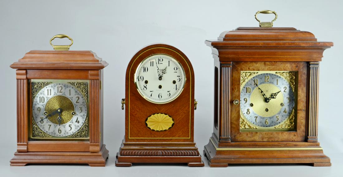 (3) Shelf clocks, each with a Westminster chime (1 of 1)