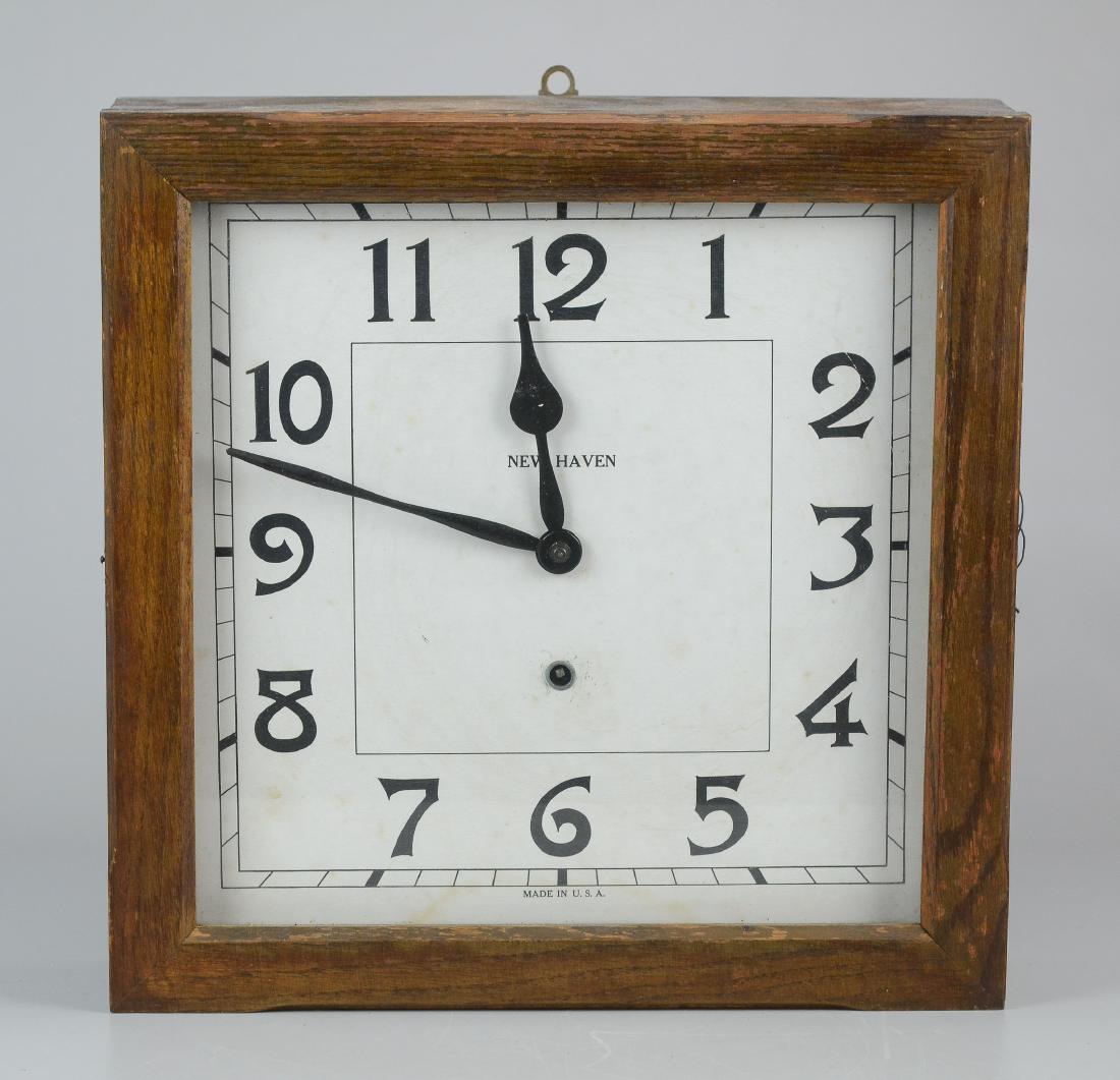 New Haven Clock Co, New Haven, Ct, Gallery clock