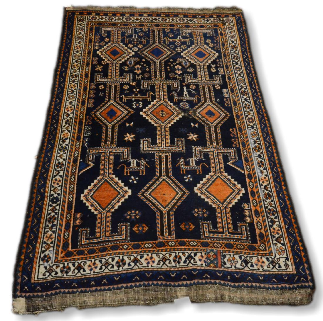 Kurdish or Bakhtiari column rug (1 of 11)