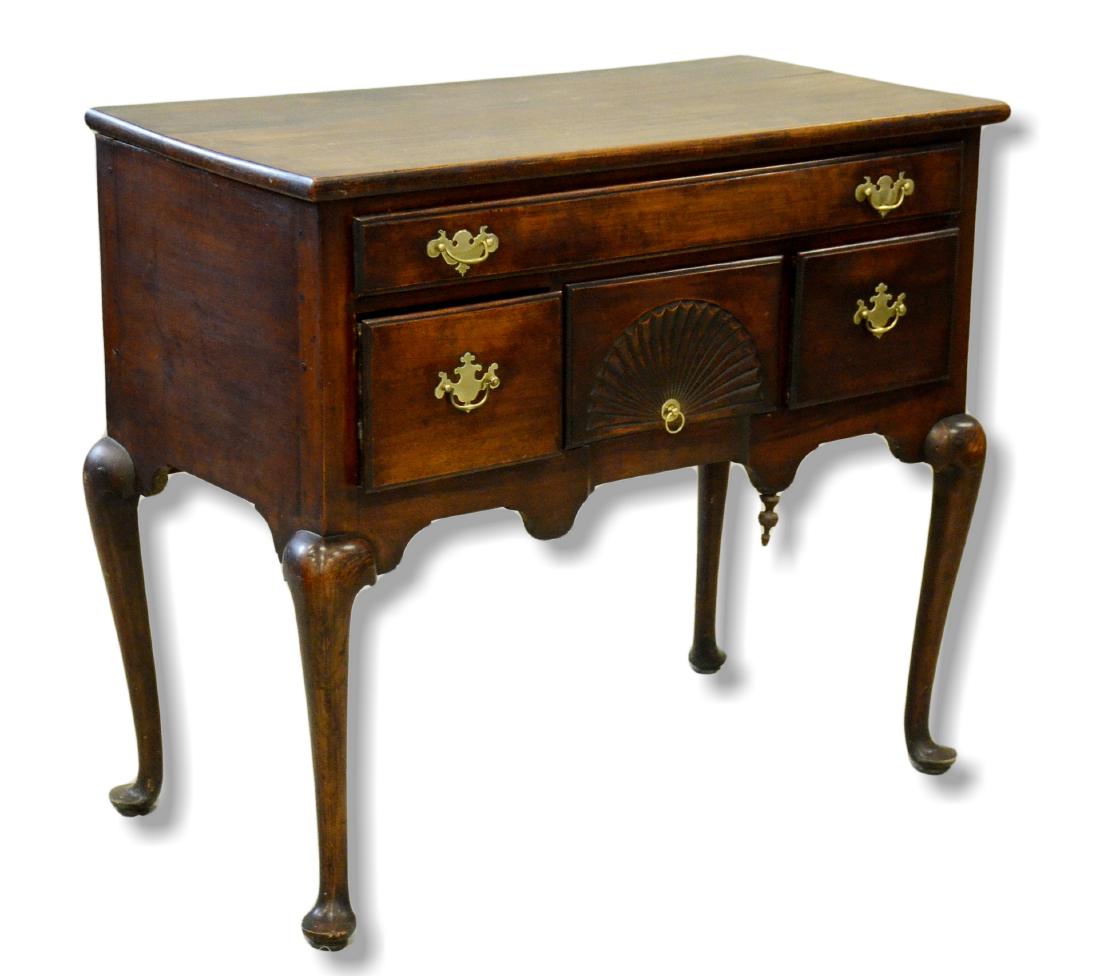 Cherrywood Queen Ann New England lowboy (1 of 5)