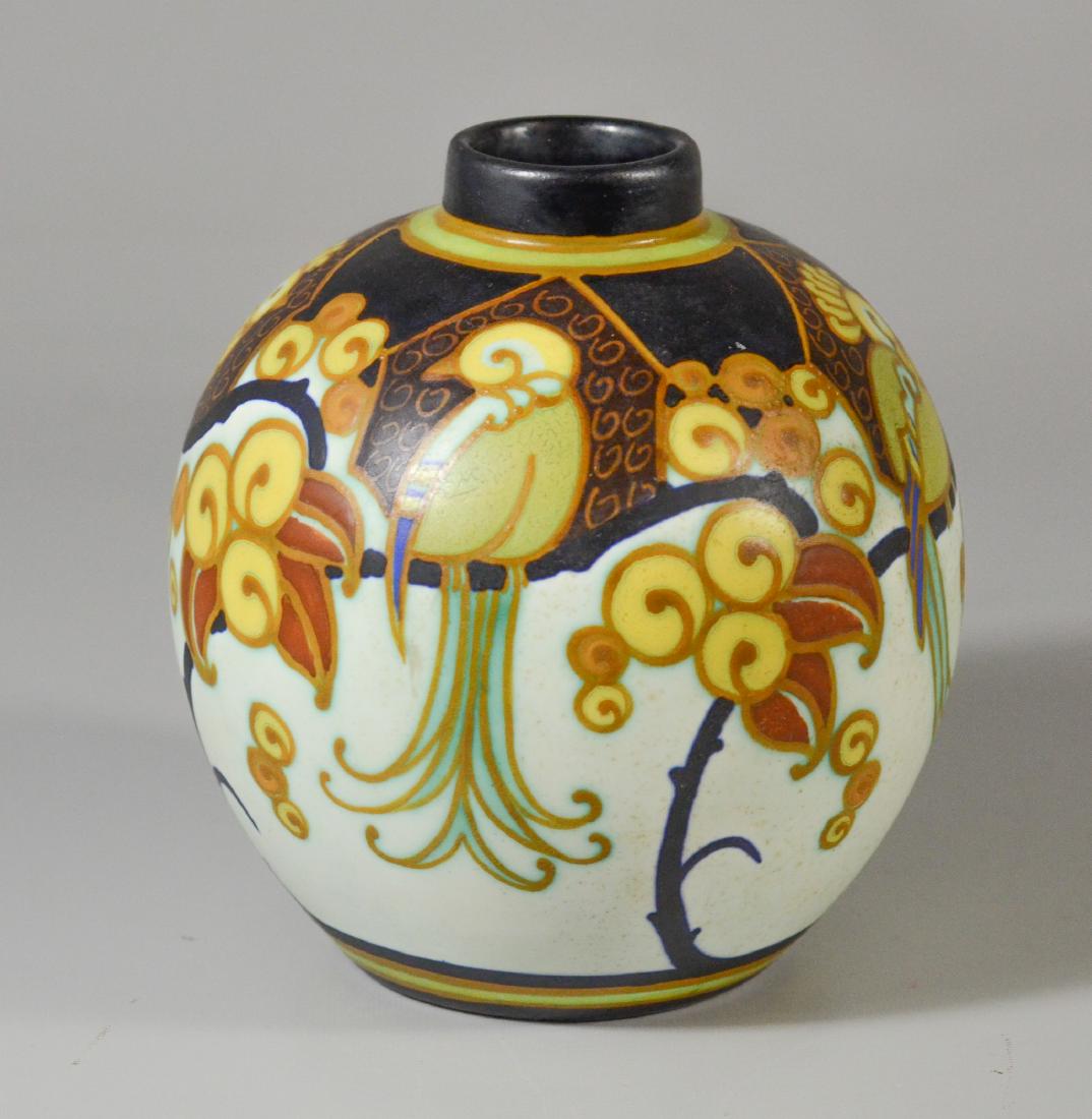 Chas Catteau Boch Freres Keramis pottery vase (1 of 6)
