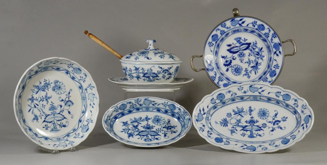 6 Pcs Meissen Blue Onion dinnerware (1 of 7)