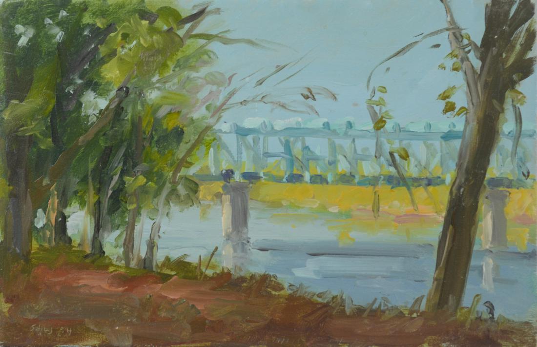 Stuart Shils Autumn landscape painting (1 of 4)