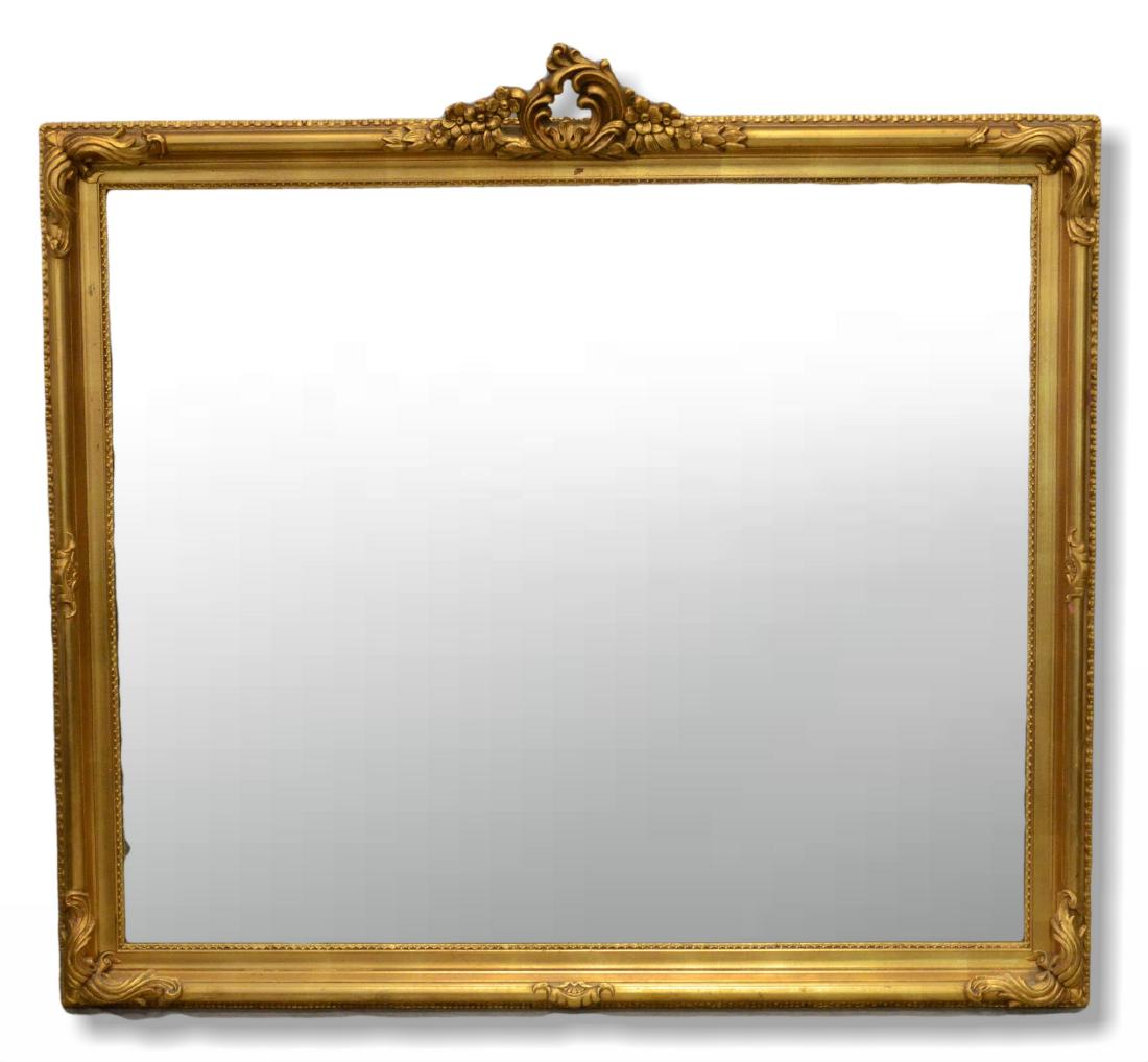 French style gilt carved mirror (1 of 1)