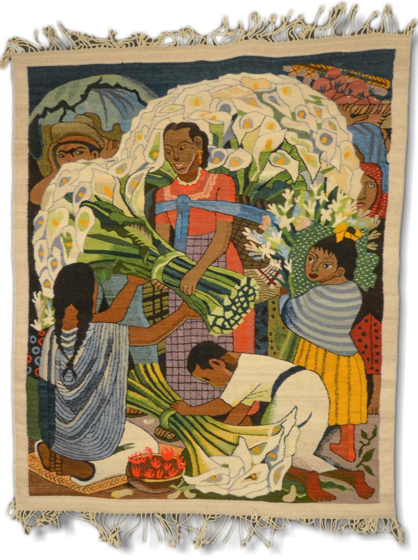 Ethnic decorative rug or wall hanging (1 of 3)