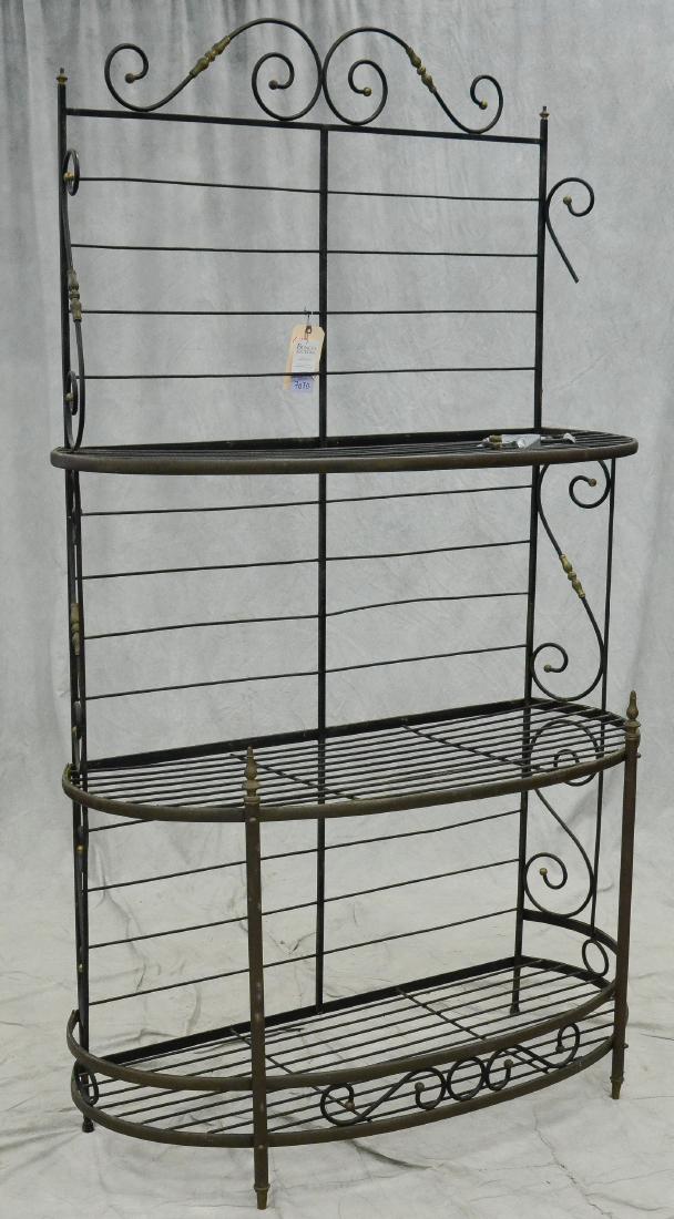Neoclassical style metal baker's rack (1 of 3)