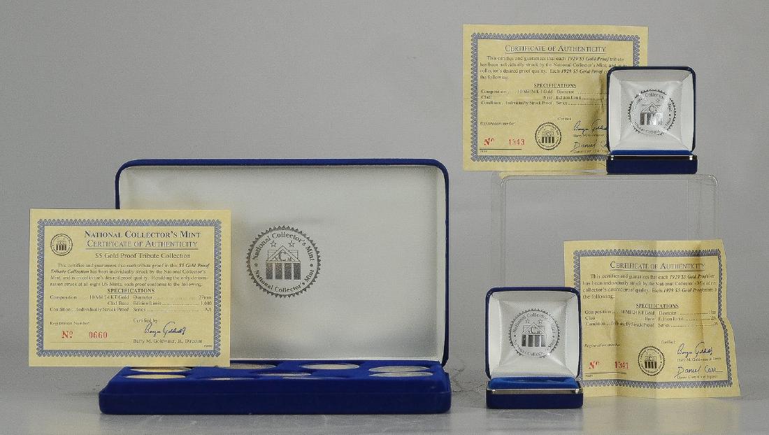 (11) National Collector's Mint $5 Gold Proofs (1 of 7)