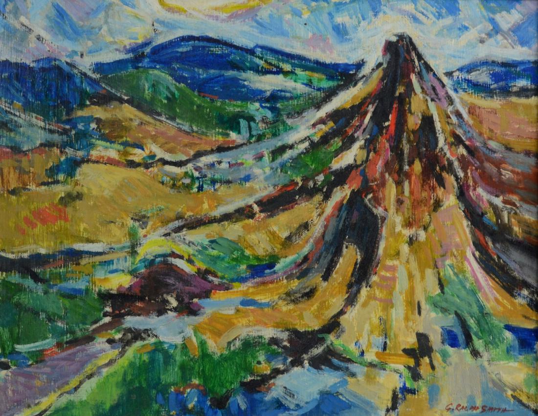 G Ralph Smith, abstract landscape painting (1 of 3)