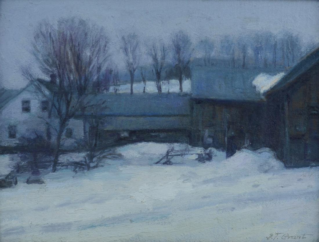 ST Grant winter landscape painting (1 of 4)