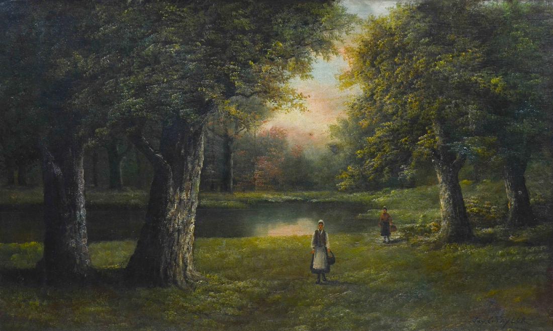 Jay C Taylor landscape "Woods in the Catskills" (1 of 3)