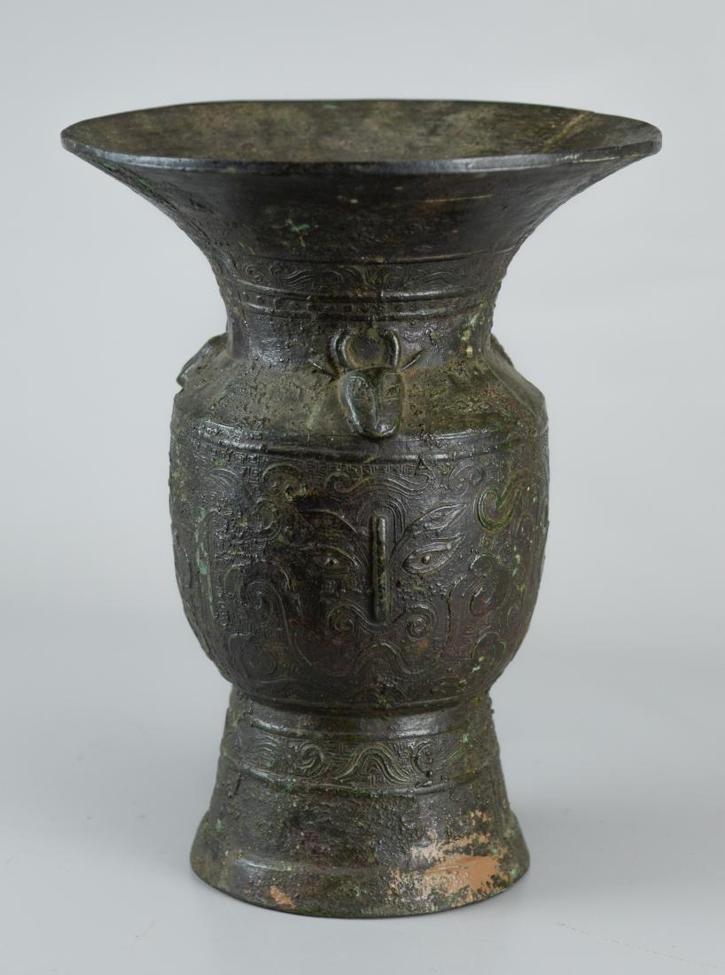 Chinese archaistic bronze vase (1 of 2)