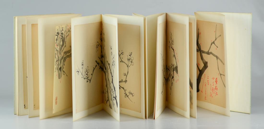 Bound book of 17 Asian Sumi drawings (1 of 4)