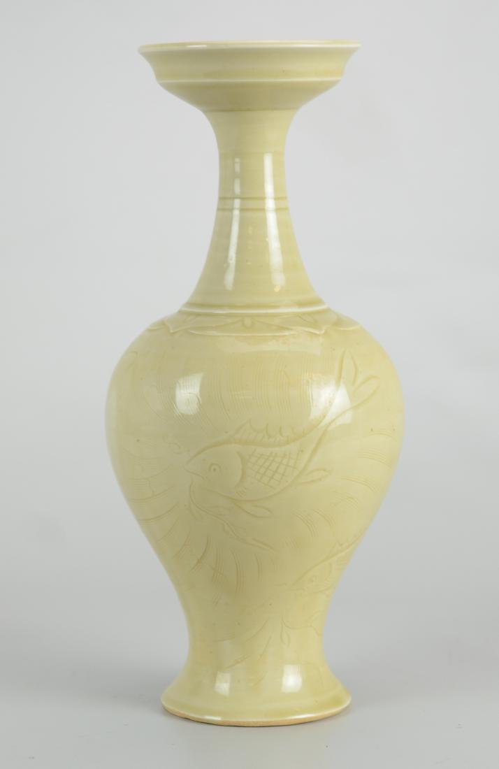 Chinese Ding ware style porcelain vase (1 of 3)
