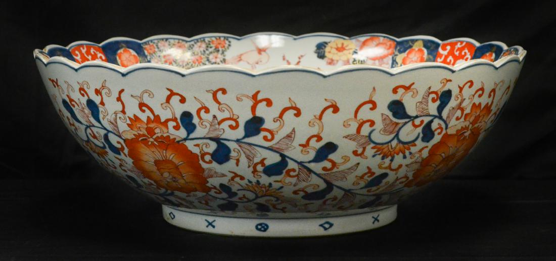 Japanese Imari punch bowl (1 of 5)