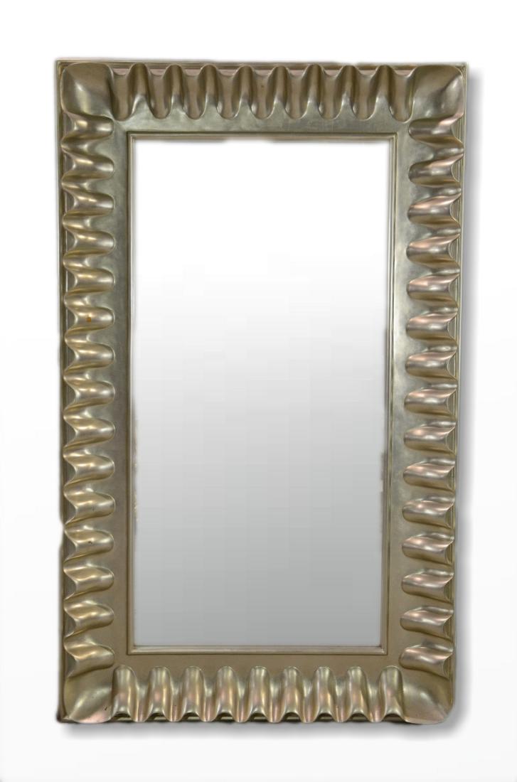 Contemporary silver gilt mirror (1 of 1)