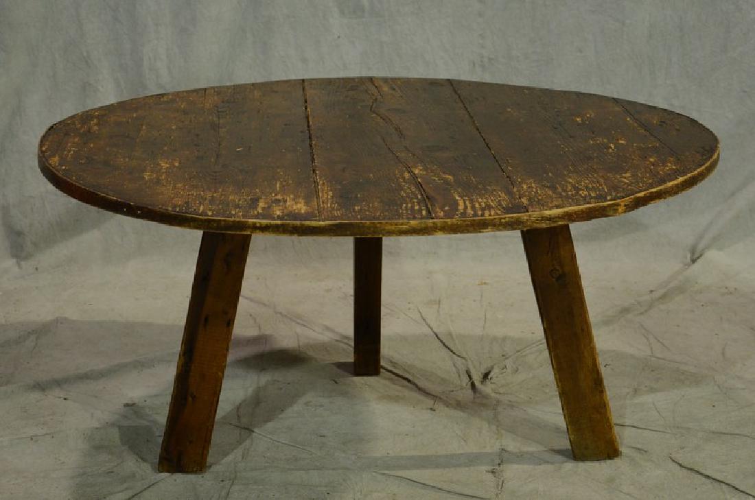 19th c pine coffee table (1 of 2)
