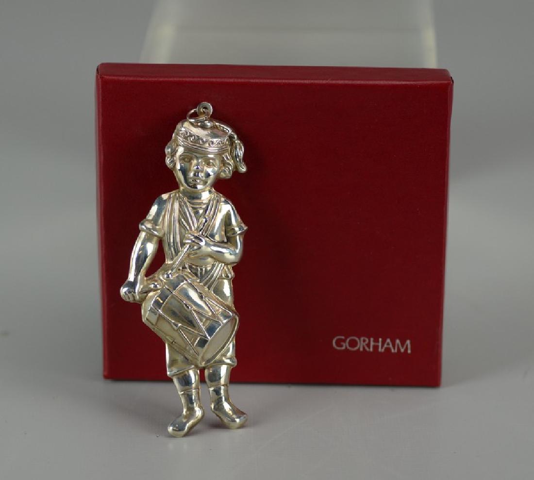 Gorham Sterling Silver Drummer Boy Ornament (1 of 2)