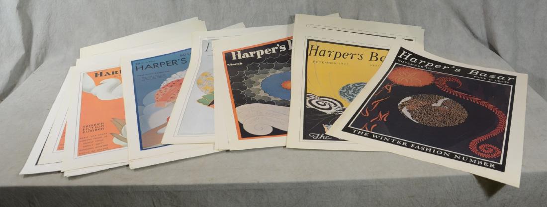 (48) Harpers Bazaar cover posters: (48) Harpers Bazaar cover posters, 1975, including Erte, 28" x 20"