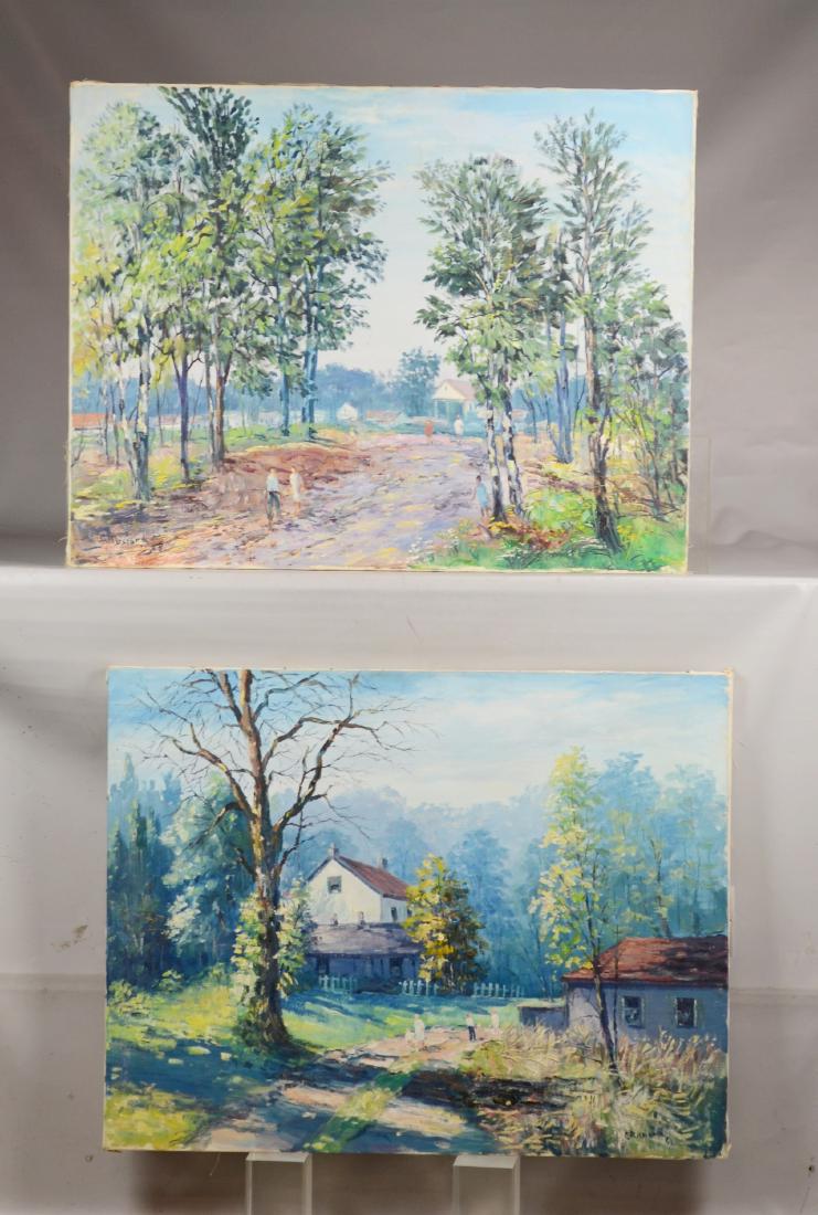 Caesare Ricciardi 2 landscape paintings (1 of 2)