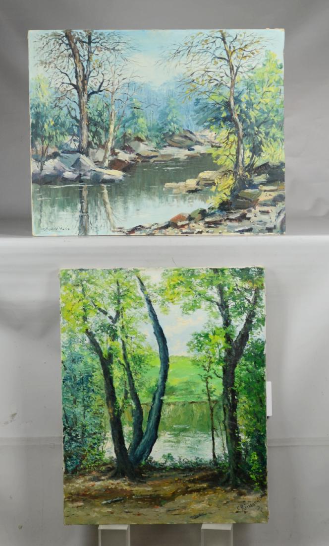 Caesare Ricciardi 2 landscape paintings (1 of 2)
