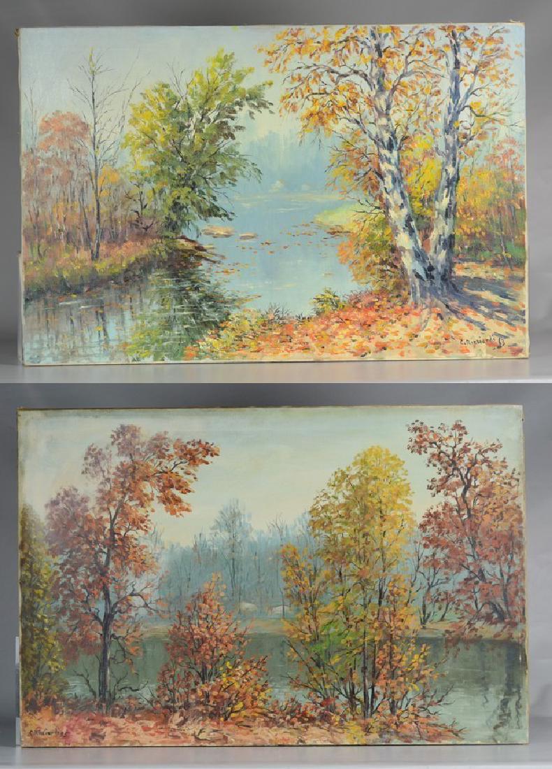 Caesare Ricciardi 2 landscape paintings (1 of 4)