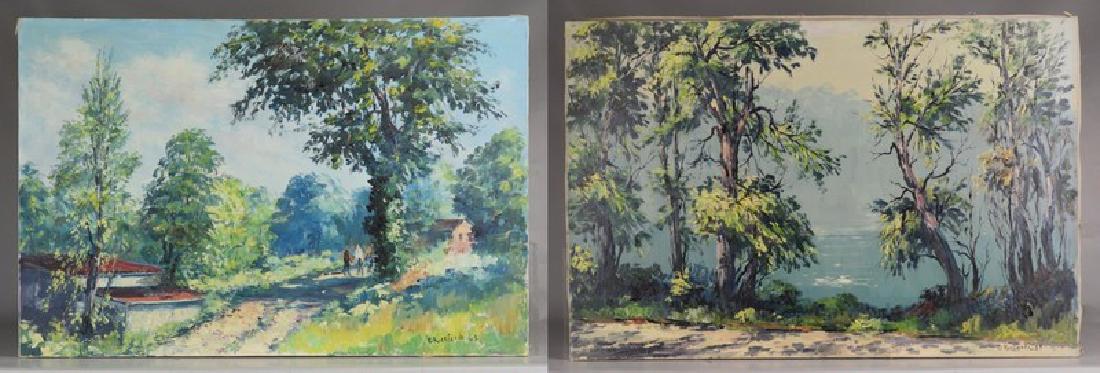 Caesare Ricciardi 2 landscape paintings (1 of 7)