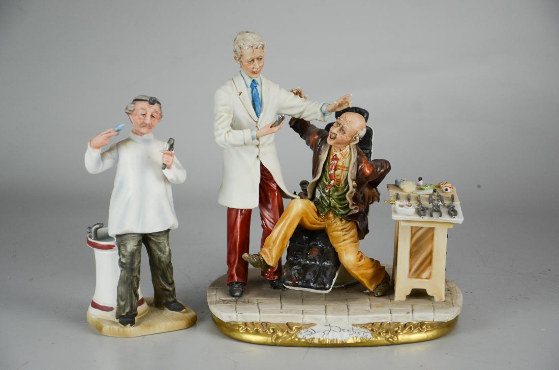 (2) Porcelain Dentist Figurines (1 of 7)
