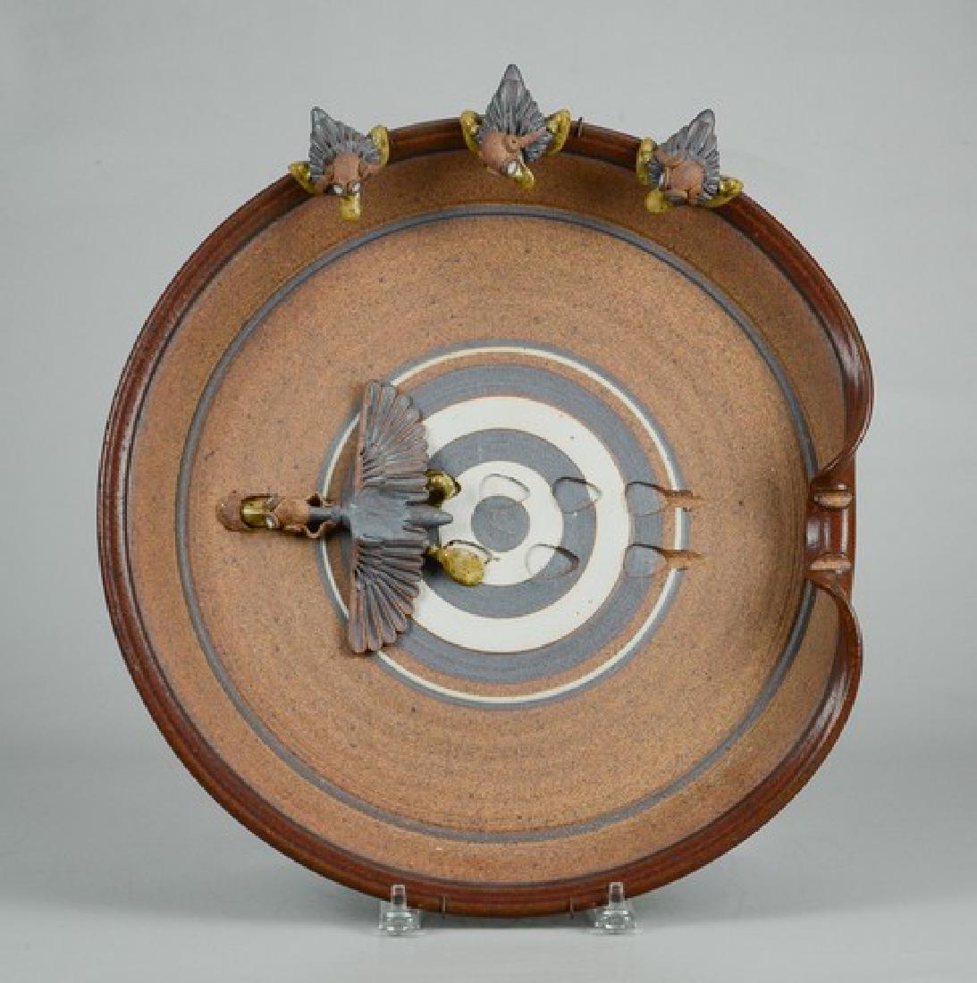 Pottery humorous duck charger (1 of 7)