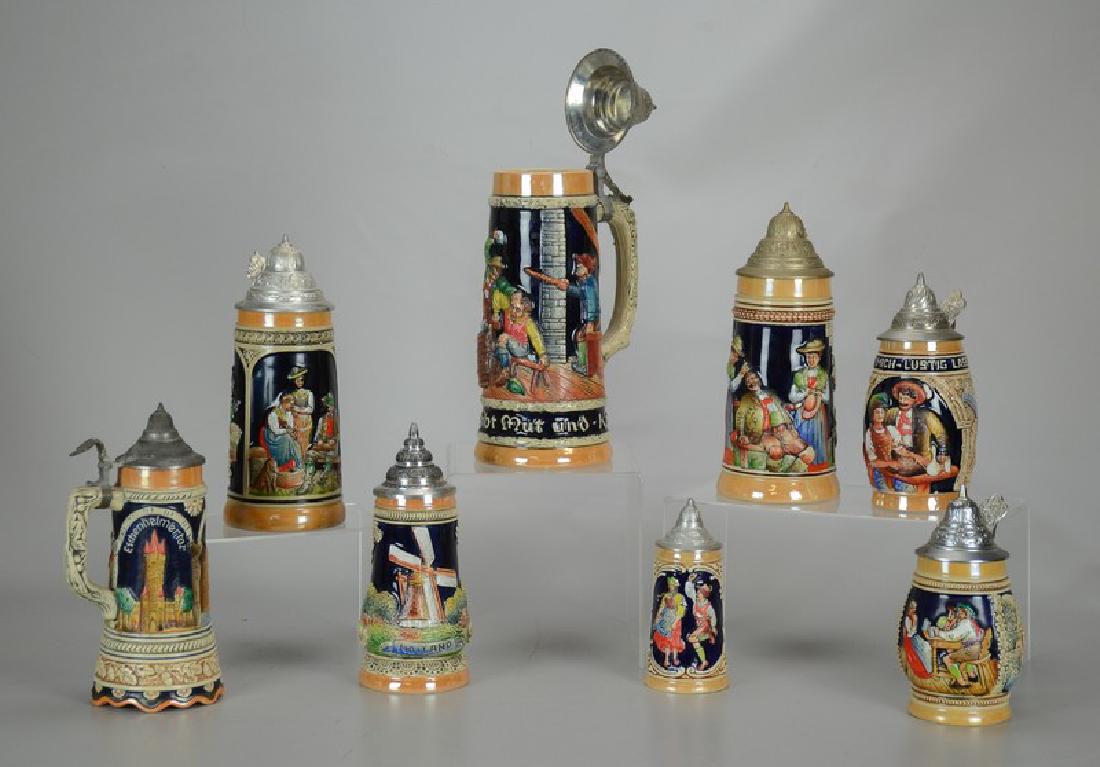 (8) German Steins, King & Werner Corzelius (1 of 6)